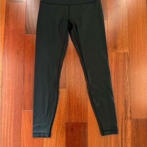 lululemon athletica Black Shiny Leggings
